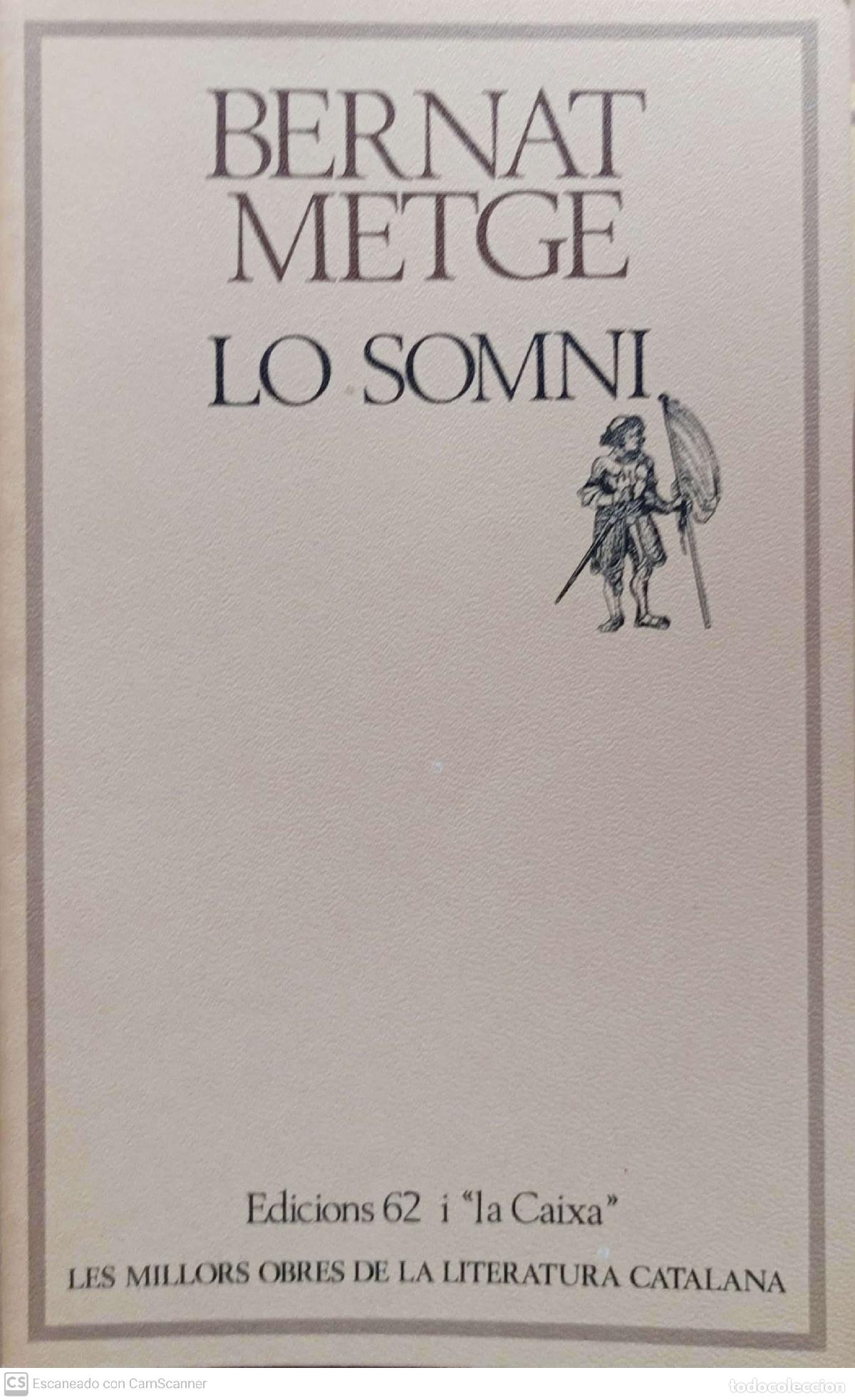 Libros de segunda mano: Lo somni - Bernat Metge - Foto 1