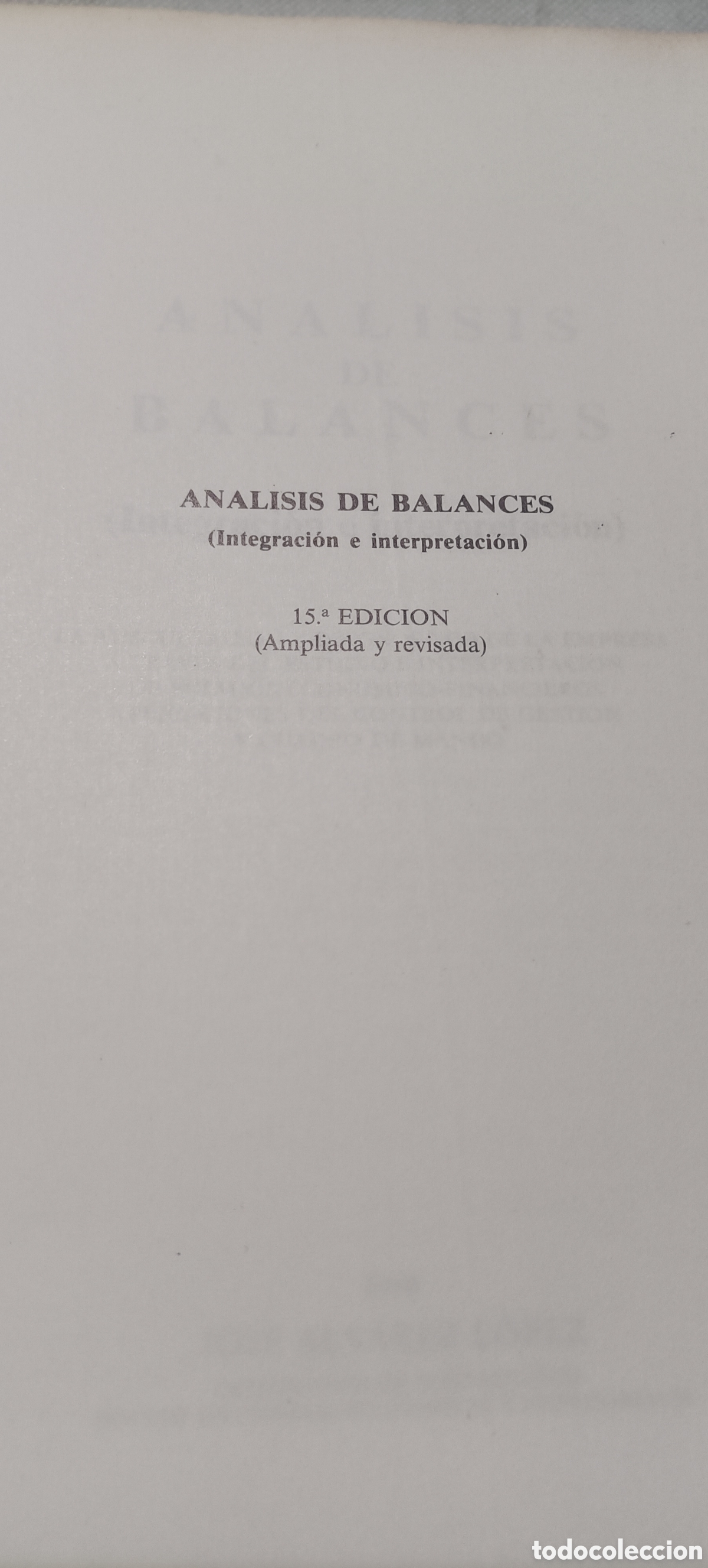 Libros de segunda mano: An&aacute;lisis de Balances de Jos&eacute; &Aacute;lvarez Lopez - Foto 4