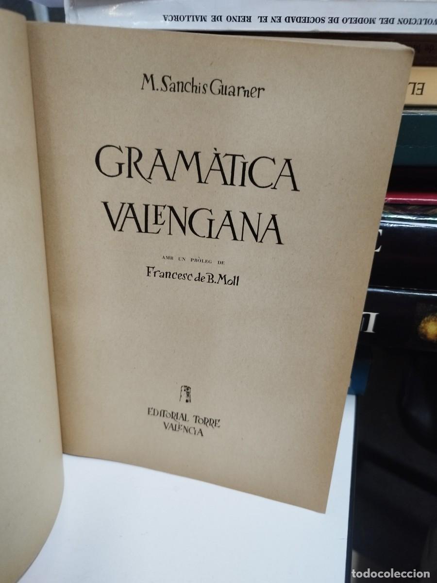 Libros de segunda mano: GRAMATICA VALENCIANA - SANCHIS GUARNER - 1950 - Foto 2