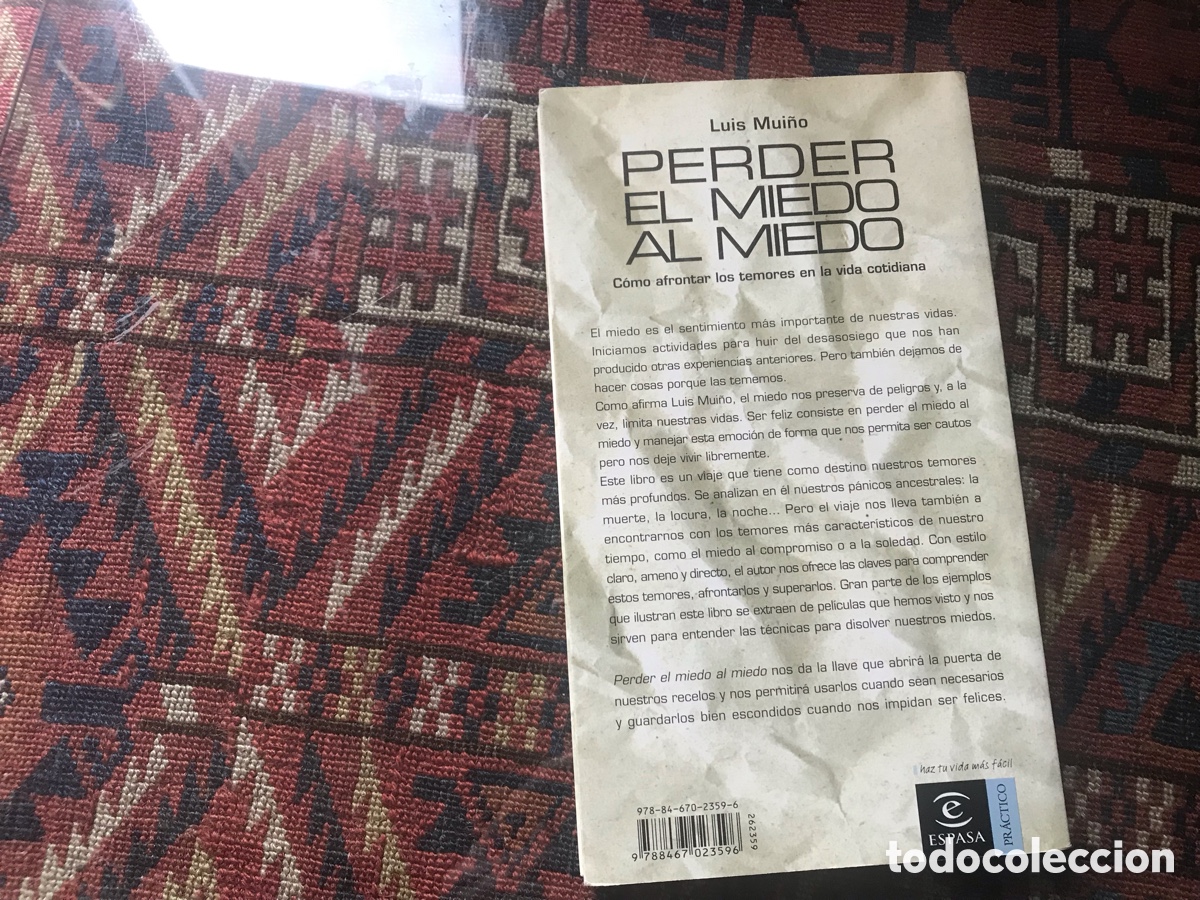 Libros de segunda mano: Perder el miedo al miedo. Luis Mui&ntilde;o. Espasa pr&aacute;ctico - Foto 3