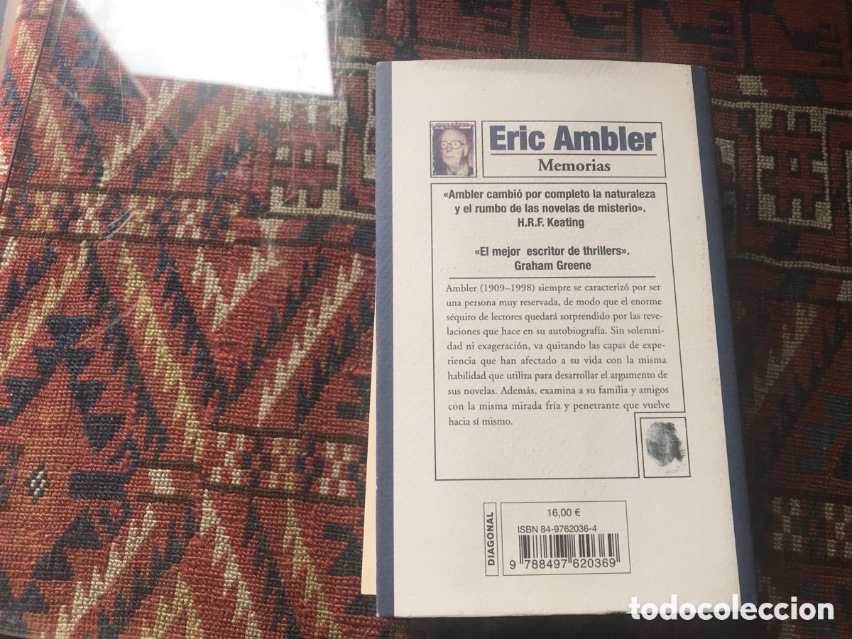 Libros de segunda mano: Eric Ambler. Memorias. Cl&aacute;sicos Gimlet VII. - Foto 3