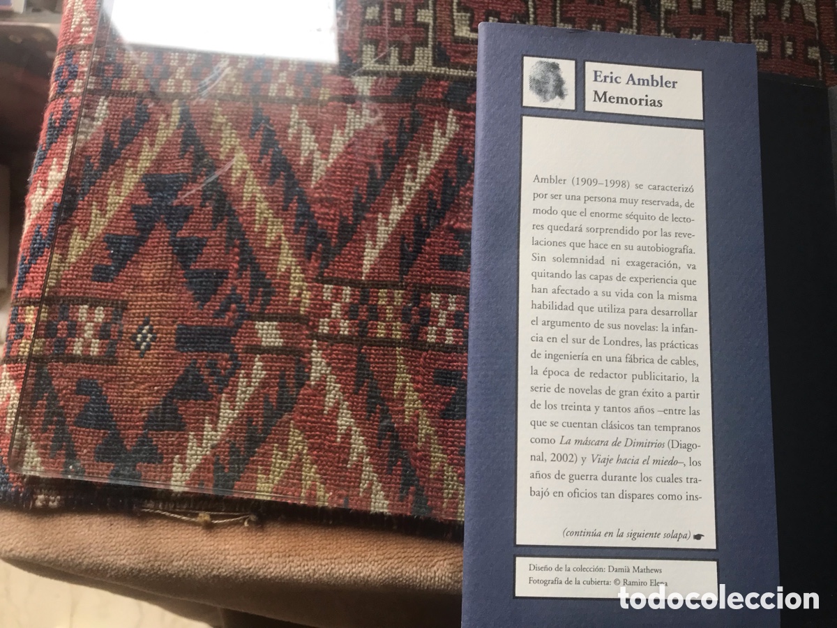 Libros de segunda mano: Eric Ambler. Memorias. Cl&aacute;sicos Gimlet VII. - Foto 5