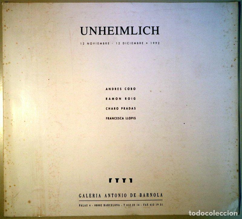 Libros de segunda mano: UNHEIMLICH - Barcelona 1992 - Ilustrado - Foto 1