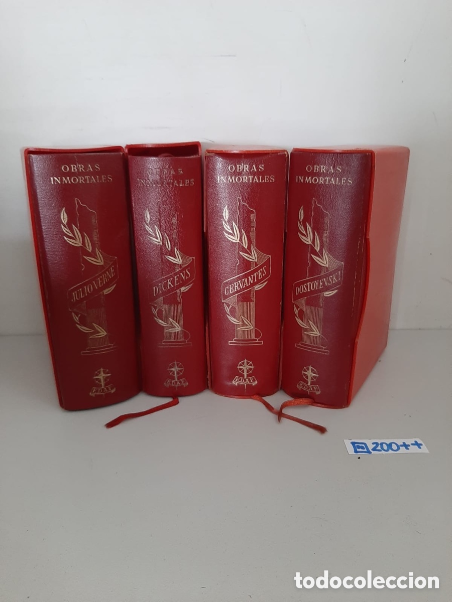 Libros de segunda mano: Obras inmortales, cuatro tomos - Foto 1