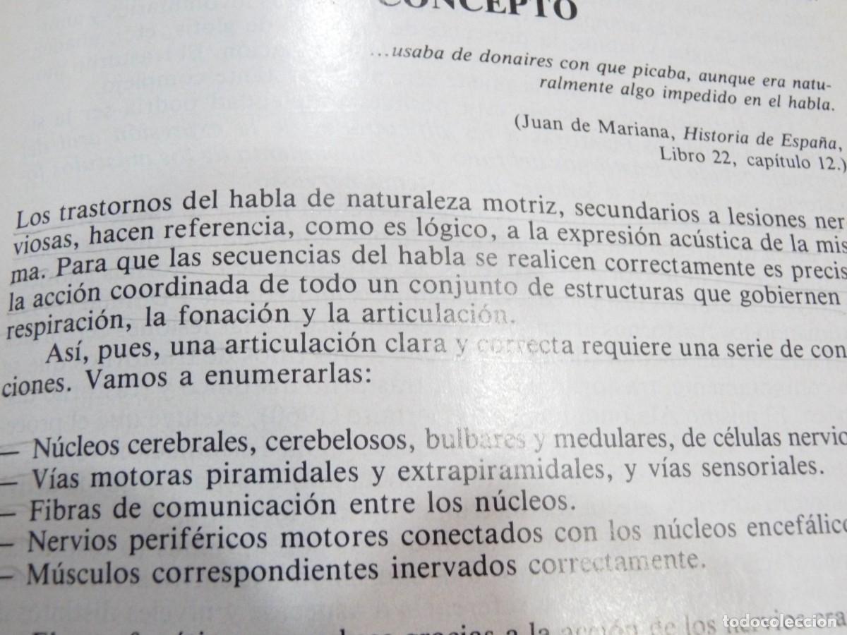 Libros de segunda mano: Trastornos del habla Jorge Perell&oacute; REF: 2-260 - Foto 5