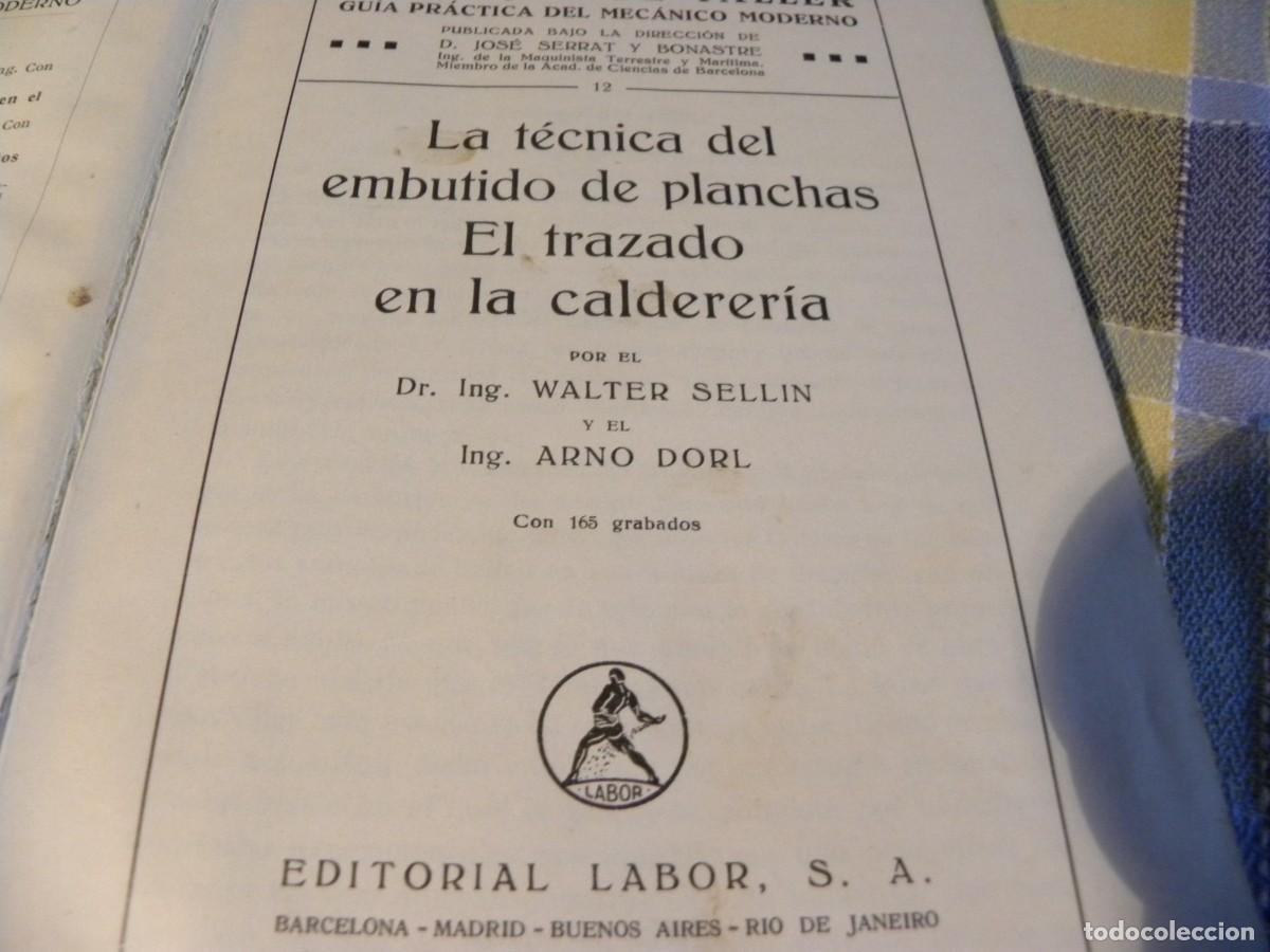 Libros de segunda mano: LA TECNICA DEL EMBUTIDO DE PLANCHAS - Foto 2