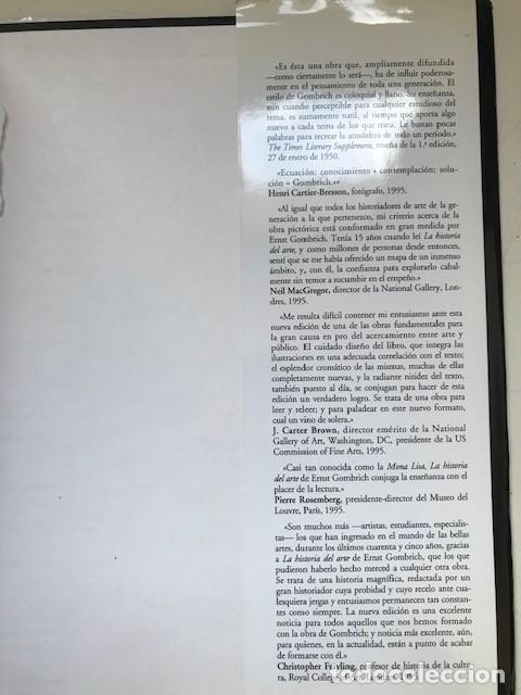Libros de segunda mano: E.H. Gombrich - Arte - 16a edici&oacute;n Debate - Foto 3