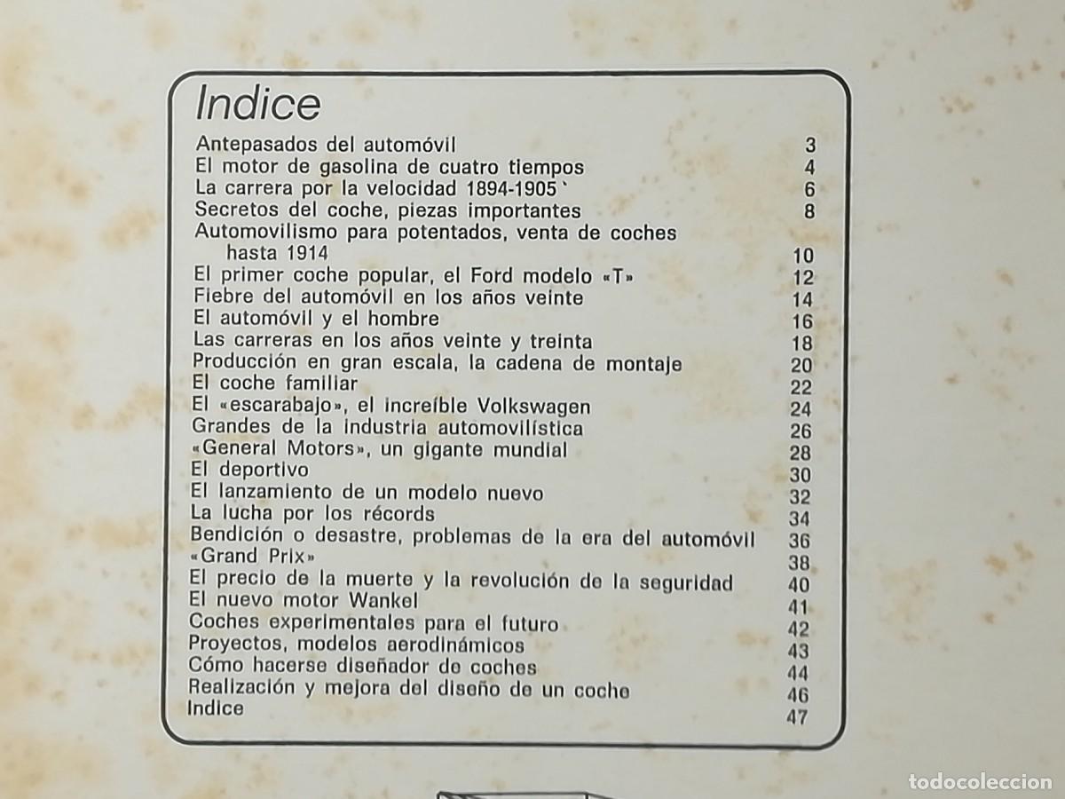 Libros de segunda mano: Autom&oacute;viles. Biblioteca visual Santillana 1972. - Foto 3