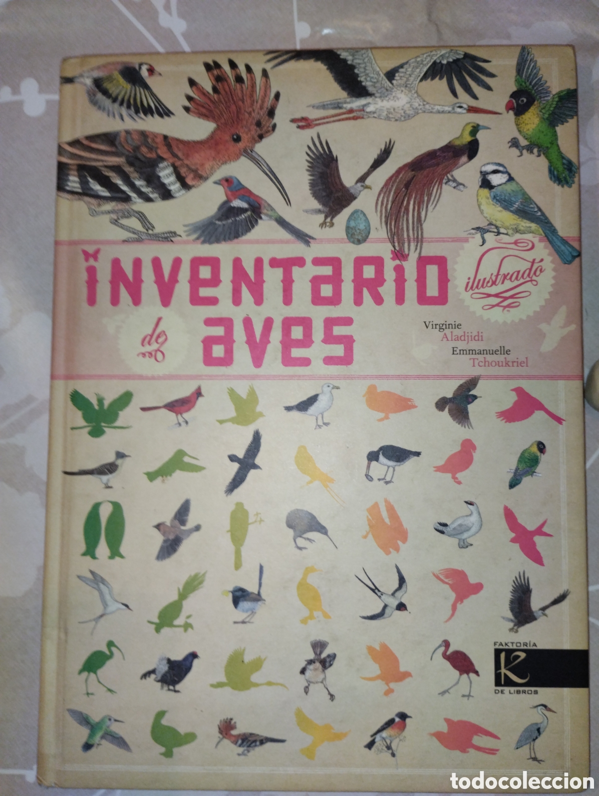 Libros de segunda mano: INVENTARIO DE AVES ILUSTRADO