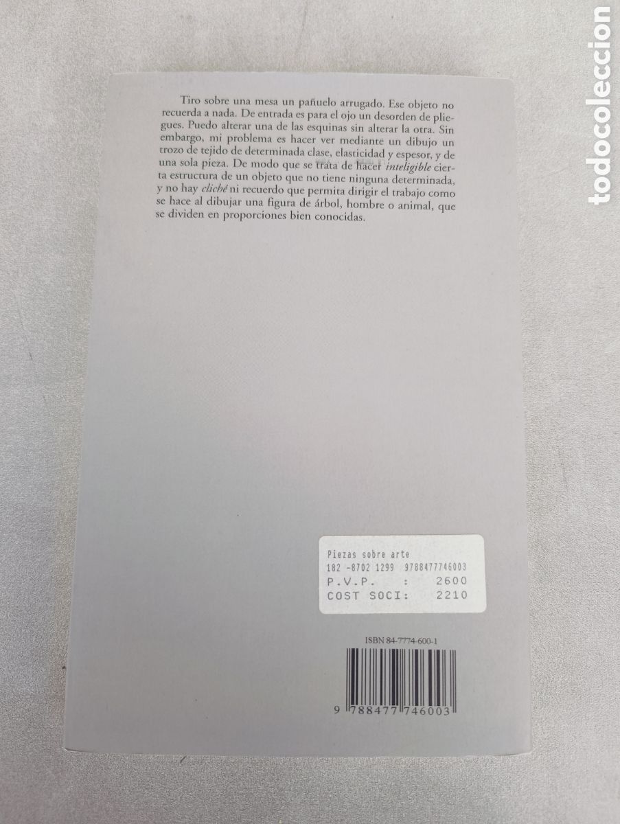 Libros de segunda mano: Piezas sobre arte. Paul Valery. - Foto 3