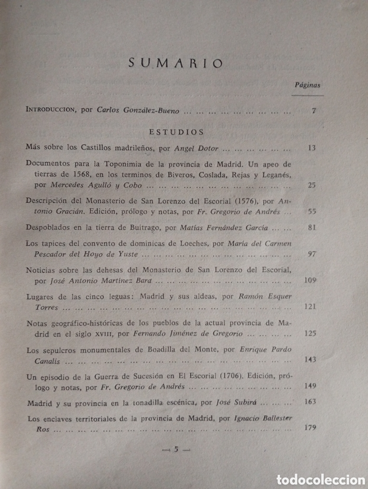Libros de segunda mano: Anales del Instituto de Estudios madrile&ntilde;os tomo V - Foto 2