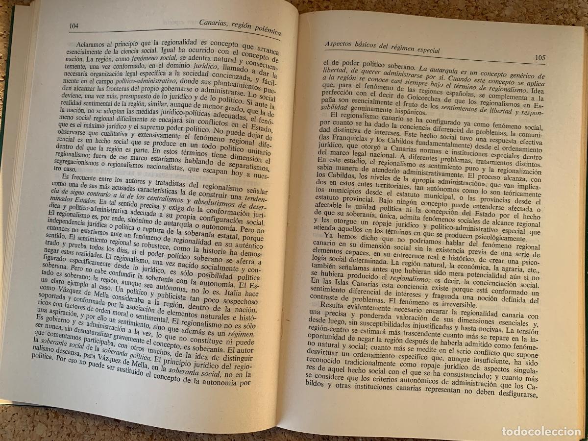 Libros de segunda mano: Canarias, regi&oacute;n pol&eacute;mica (Bols 40) - Foto 3