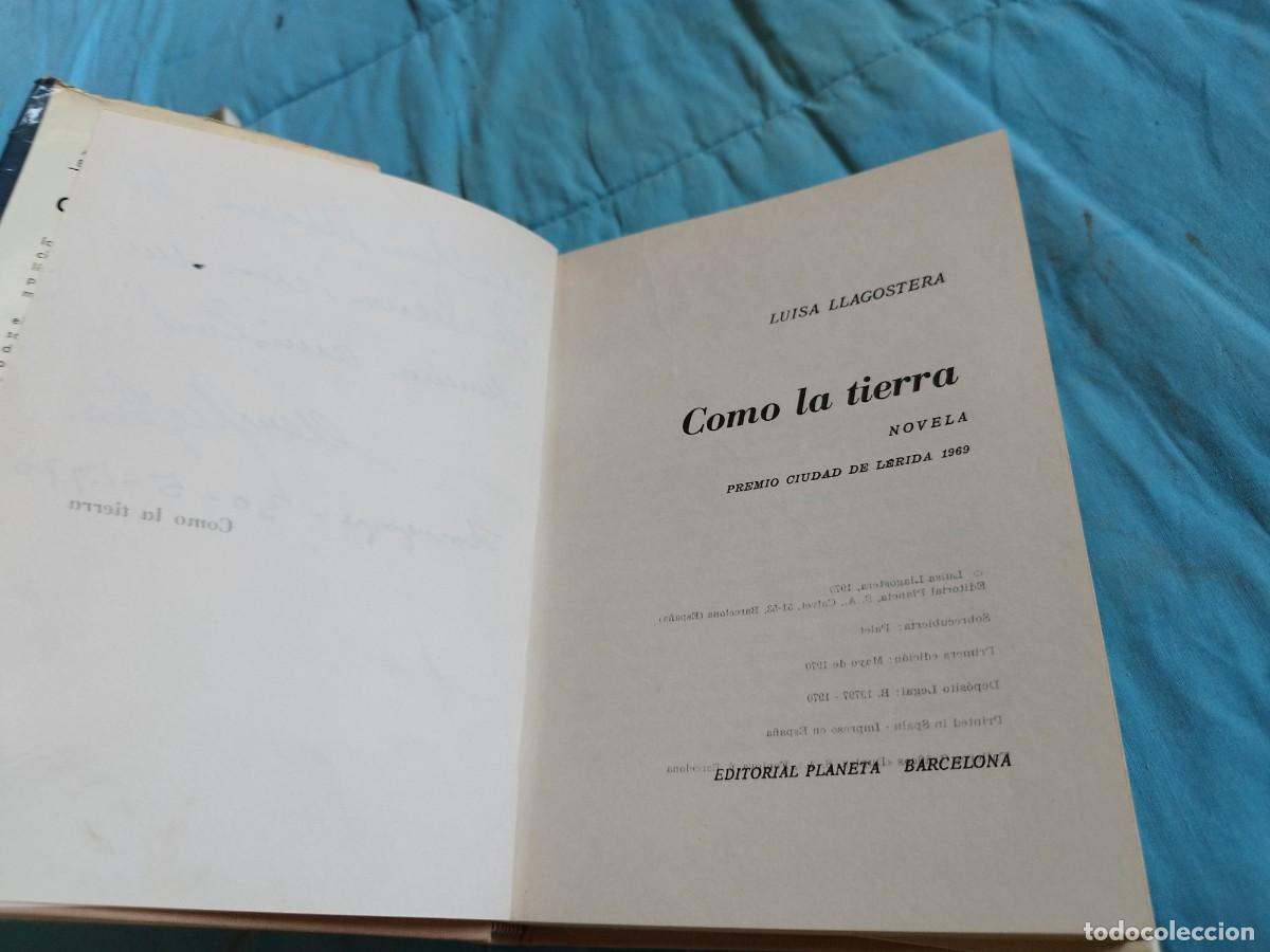 Libros de segunda mano: COMO LA TIERRA / LUISA LLAGOSTERA / EVA 204 / PLANETA - Foto 6