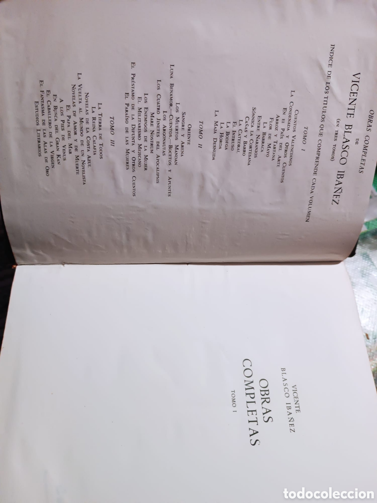 Libros de segunda mano: Obras Completas Vicente Blasco Iba&ntilde;ez - Foto 4