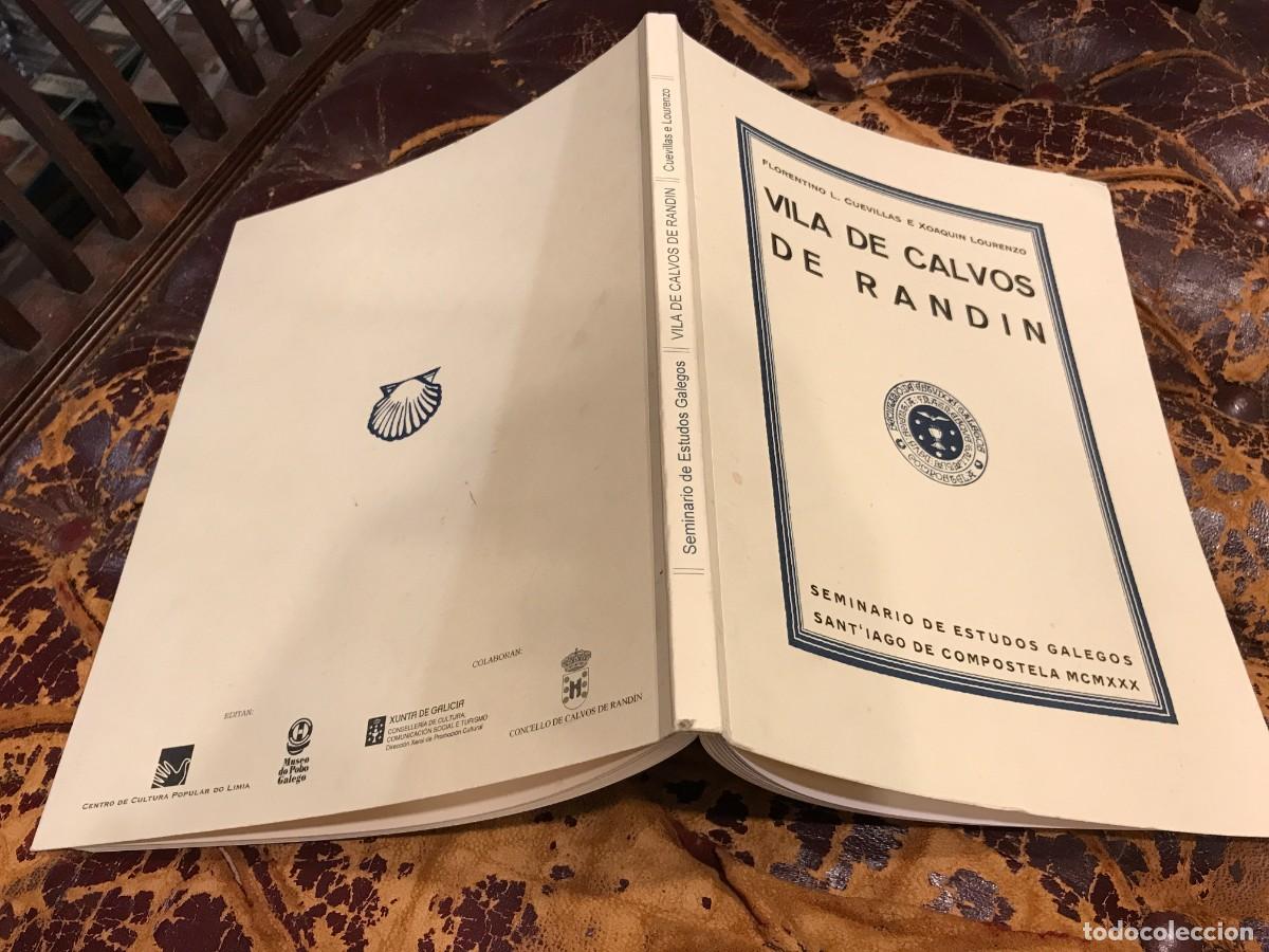 Gebrauchte B&uuml;cher: FLORENTINO CUEVILLAS-XOAQUIN LORENZO. VILA DE CALVOS DE RAND&Iacute;N. A&Ntilde;O 2005 (FACS&Iacute;MIL)