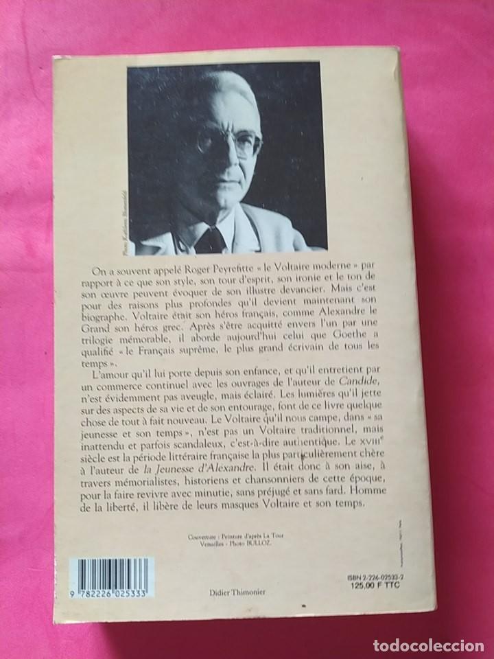 Libros de segunda mano: VOLTAIRE ROGER PEYREFITTE SA JEUNESSE ET SON TEMPS 2 ALBIN MICHEL - Foto 2