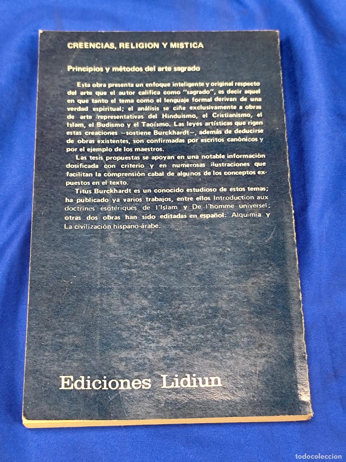 Libros de segunda mano: PRINCIPIOS Y METODOS DEL ARTE SAGRADO - Foto 2