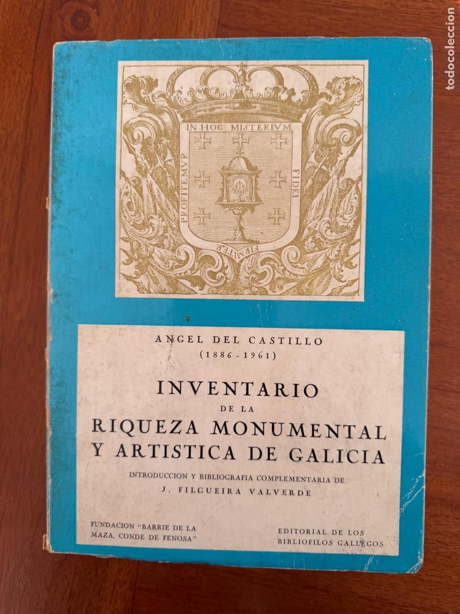 Libros de segunda mano: &Aacute;ngel del Castillo. Inventario de la Riqueza Monumental y Art&iacute;stica de Galicia, Lugo.