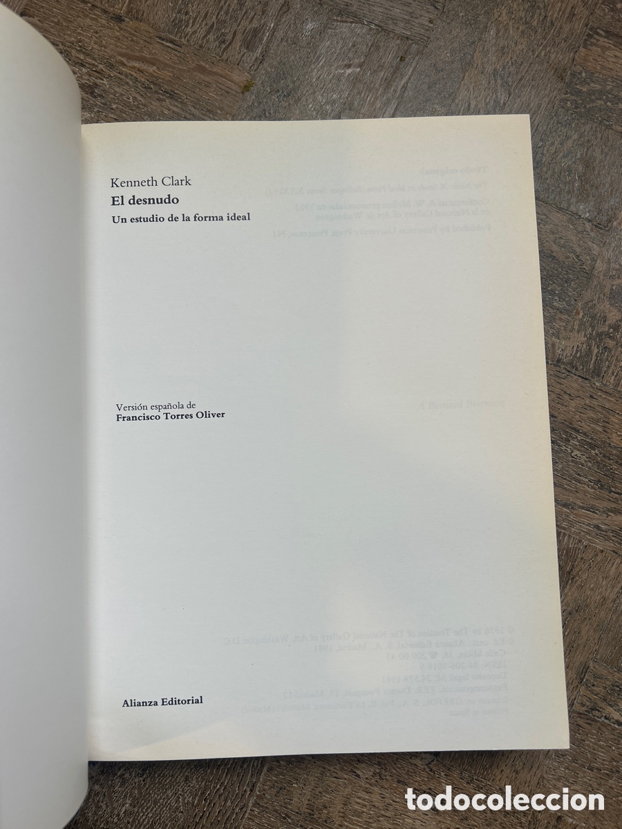 Libros de segunda mano: El desnudo - Kenneth Clark - Alianza (1981) - Foto 3
