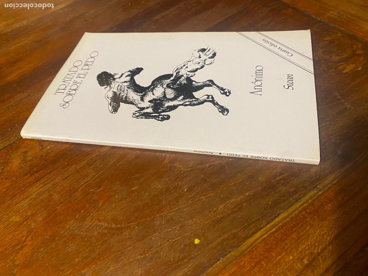 Libros de segunda mano: Tratado sobre el pedo - An&oacute;nimo - Foto 1