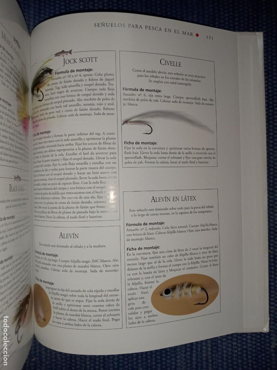 Libros de segunda mano: Las moscas artificiales - pesca - trucha - - Foto 3