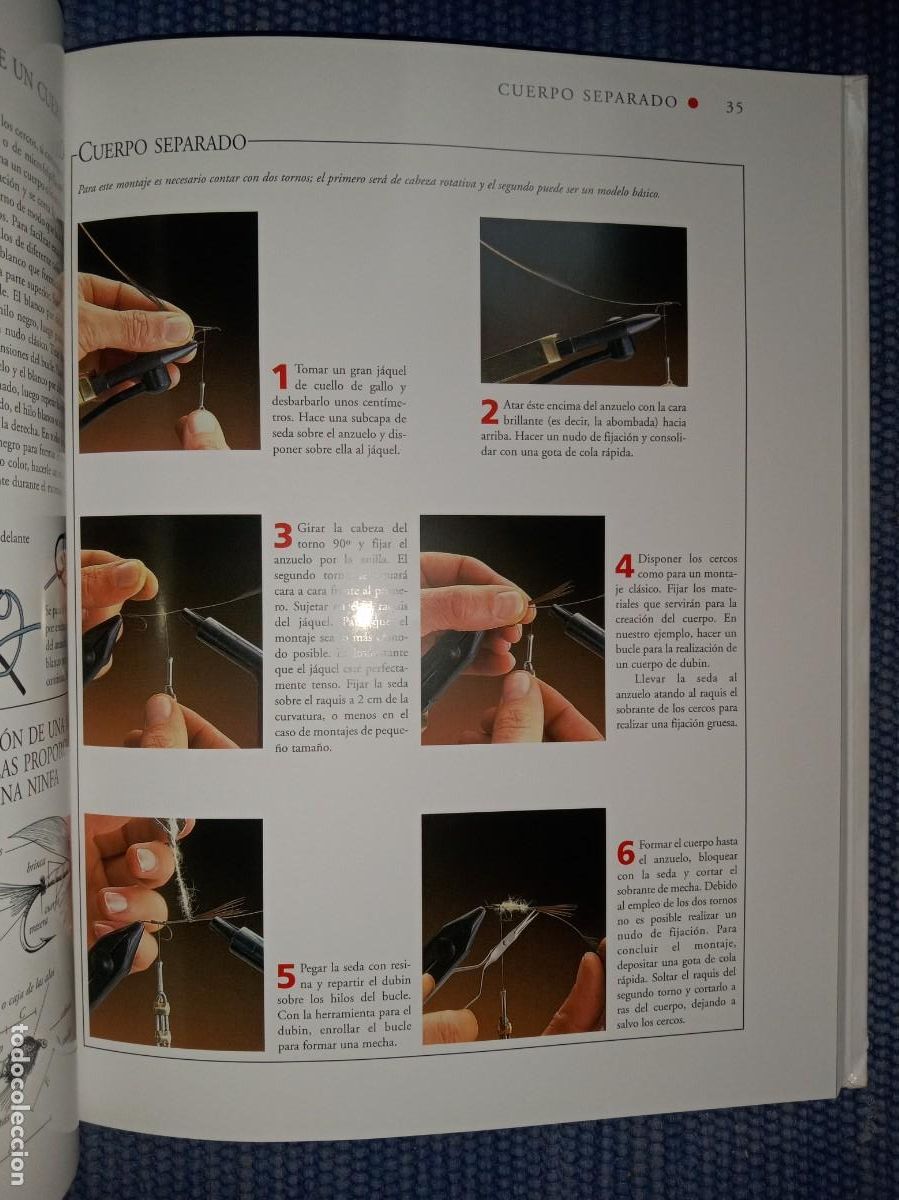 Libros de segunda mano: Las moscas artificiales - pesca - trucha - - Foto 5