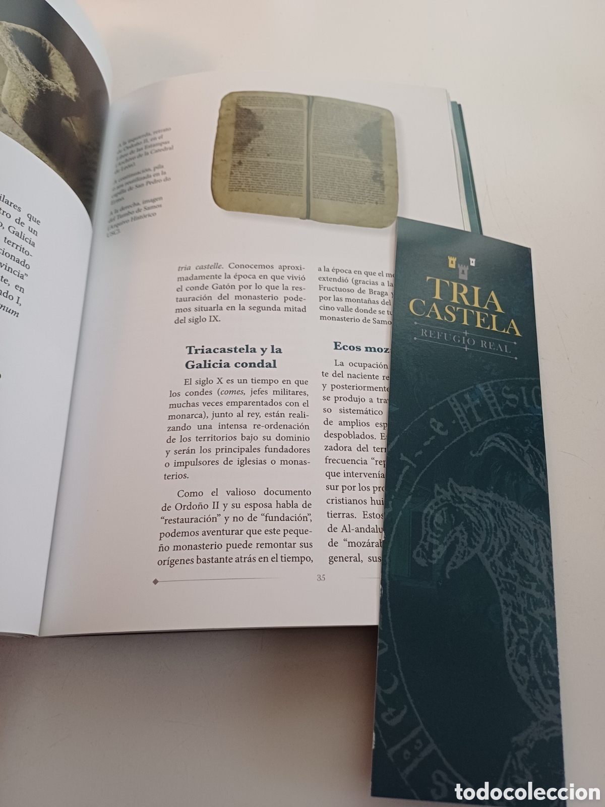 Libros de segunda mano: Triacastela refugio real Jos&eacute; M. Salgado 2020 - Foto 2