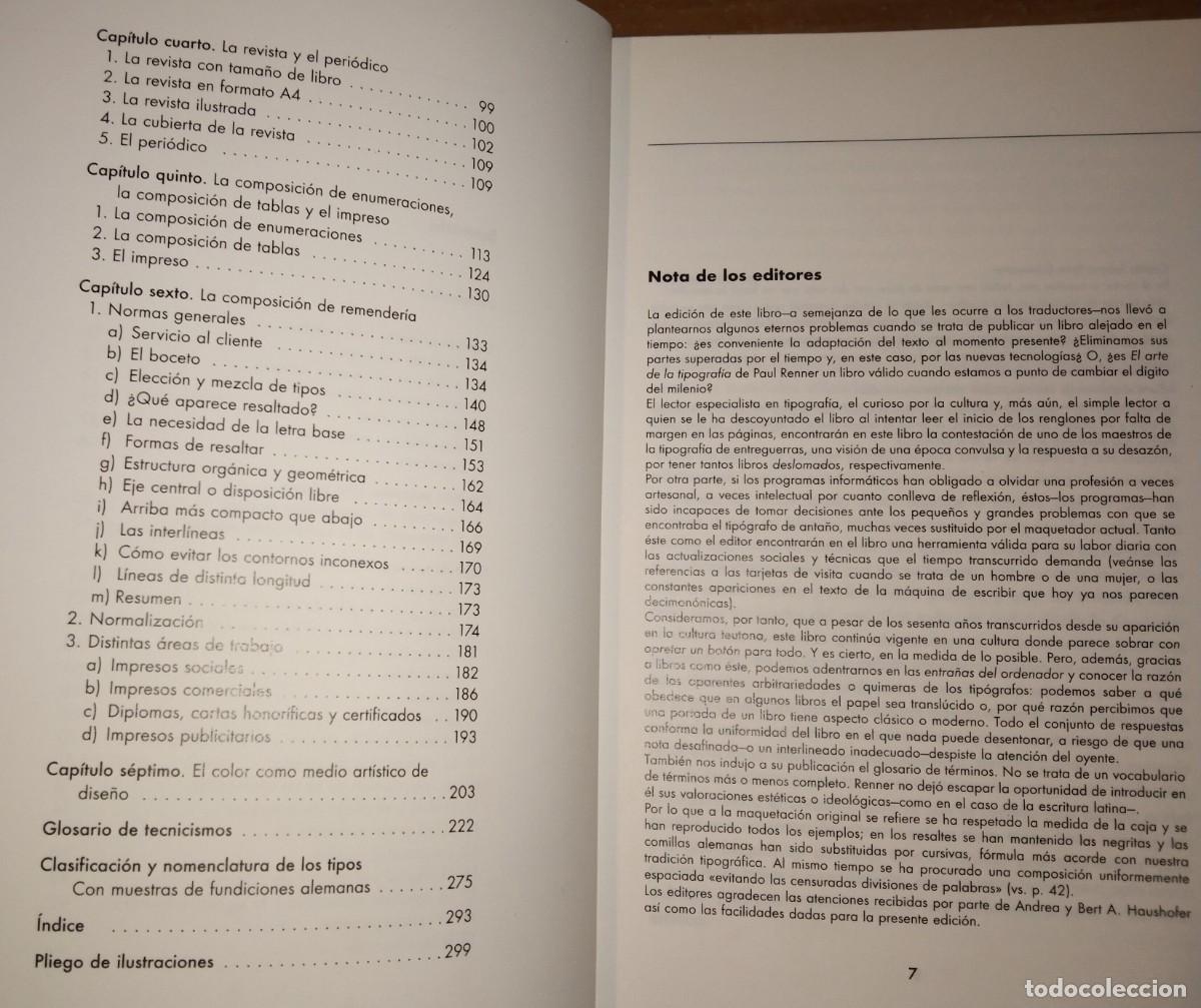 Libros de segunda mano: PAUL RENNER - EL ARTE DE LA TIPOGRAF&Iacute;A - CAMPGR&Agrave;FIC, 2000 - Foto 3