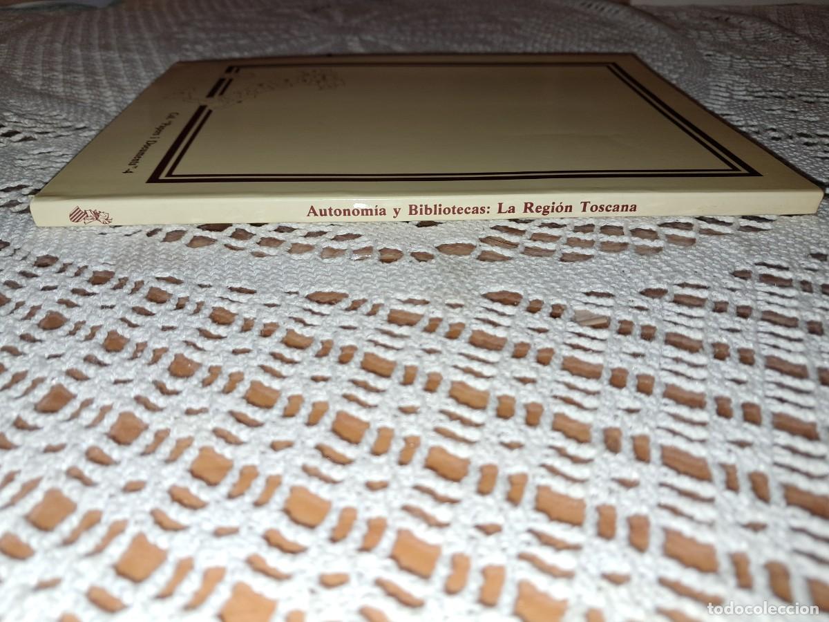 Libros de segunda mano: Autonom&iacute;a y bibliotecas: la regi&oacute;n toscana - Foto 3