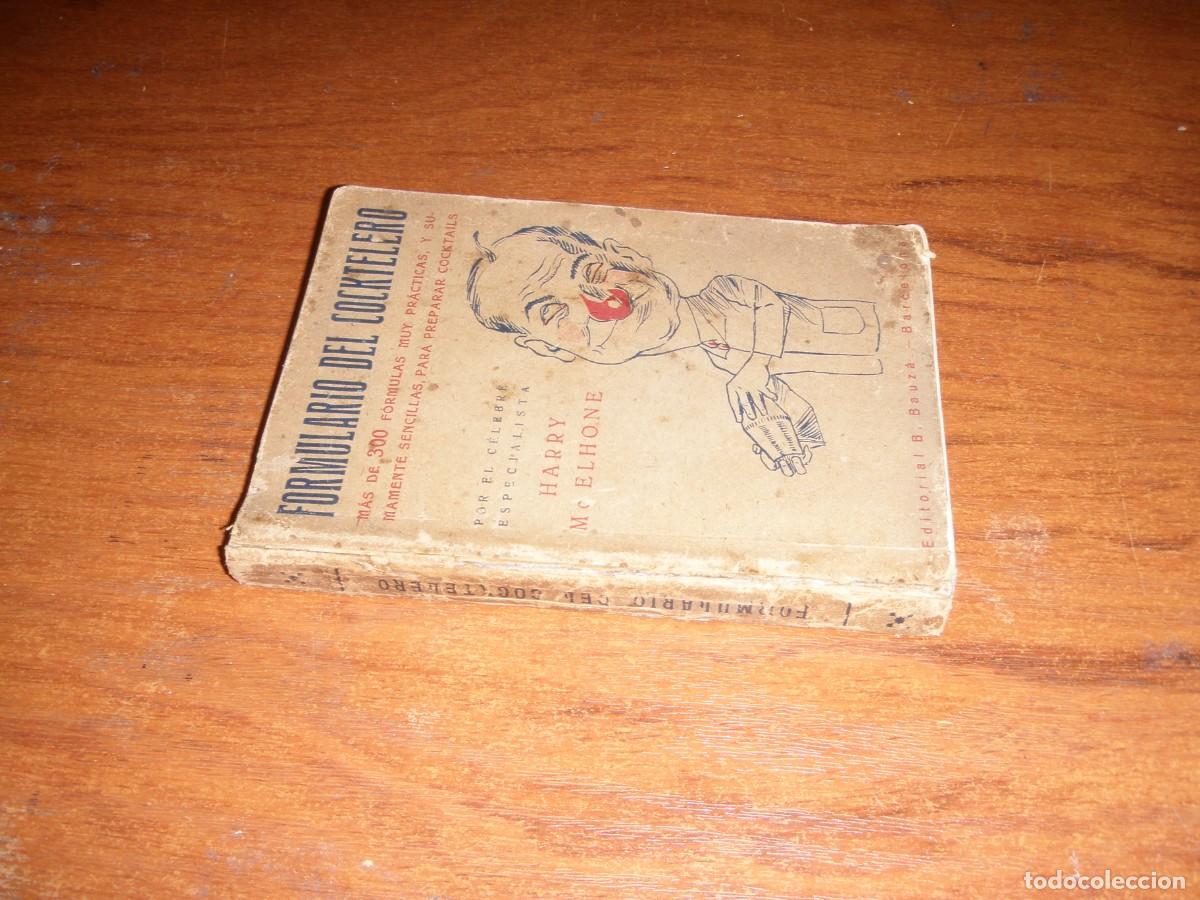 Libros de segunda mano: FORMULARIO DEL COCKTELERO HARRY Mc ELHONE - Foto 1