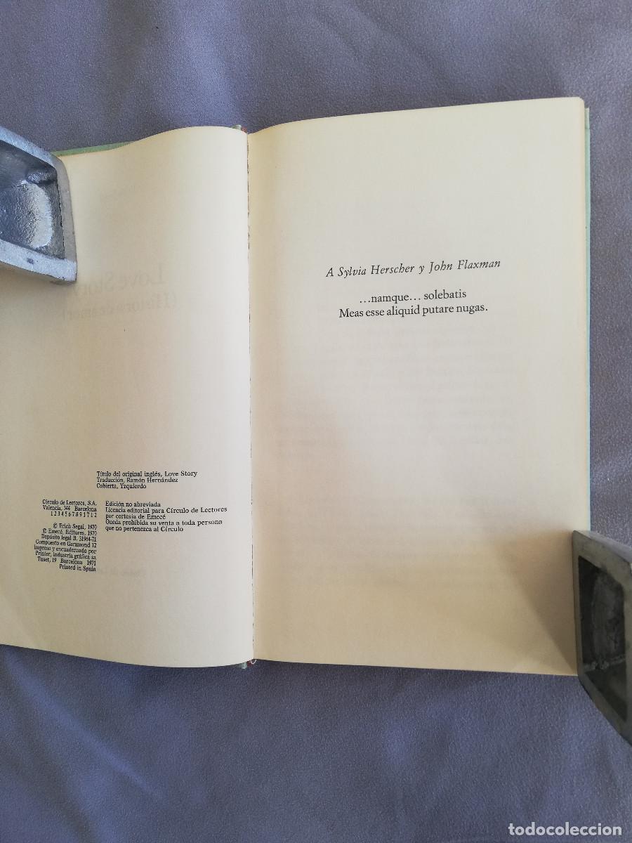 Libros de segunda mano: Love Story, edici&oacute;n 1970 de C&iacute;rculo de Lectores.- - Foto 3