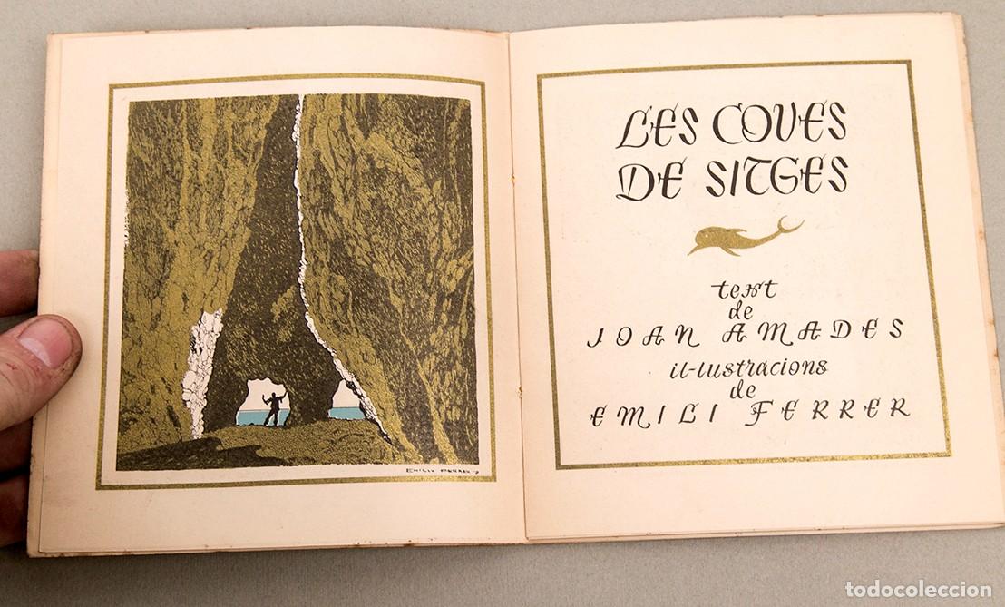 Libros de segunda mano: JOAN AMADES - EMILI FERRER - LES COVES DE SITGES - 1954 - Foto 1