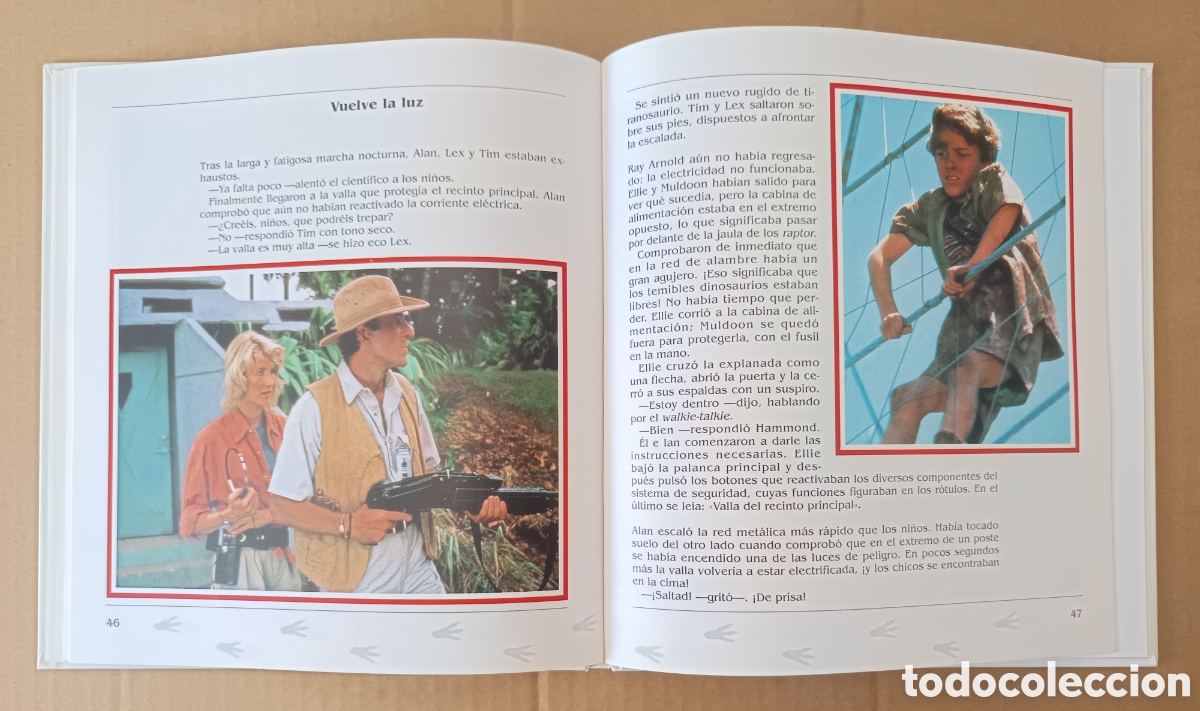 Libros de segunda mano: Jurassic Park: El Libro de la Pel&iacute;cula (Ediciones B, 1993). Steven Spielberg. - Foto 4
