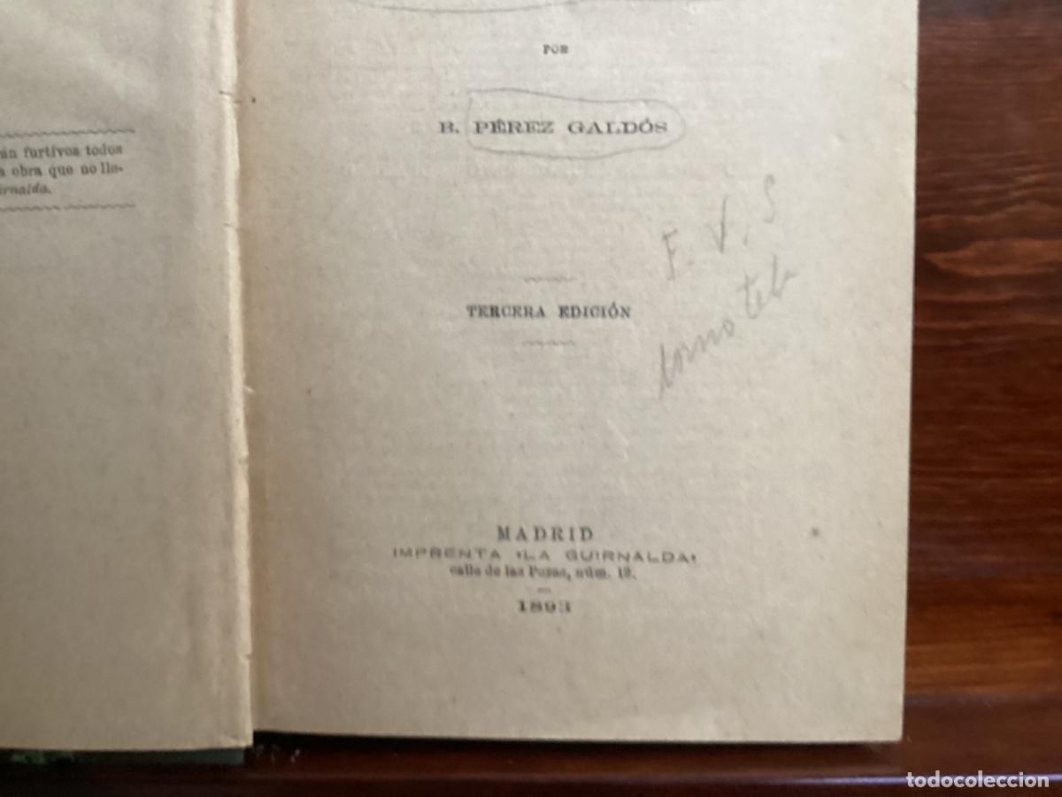 Libros de segunda mano: &ldquo;La inc&oacute;gnita&rdquo; Benito P&eacute;rez Galdos - Foto 2