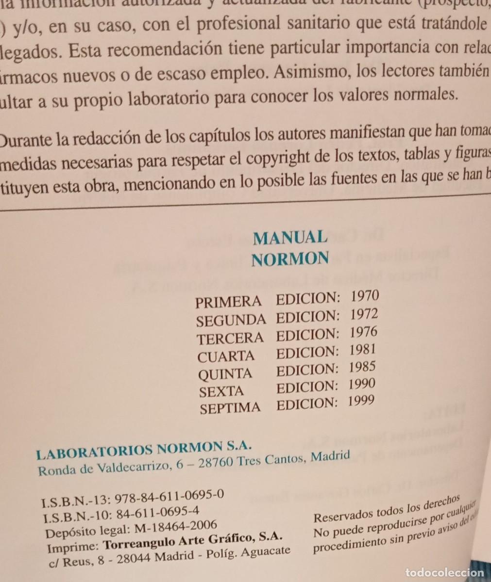 Libros de segunda mano: Manual Normon (Octava edici&oacute;n) - Foto 4