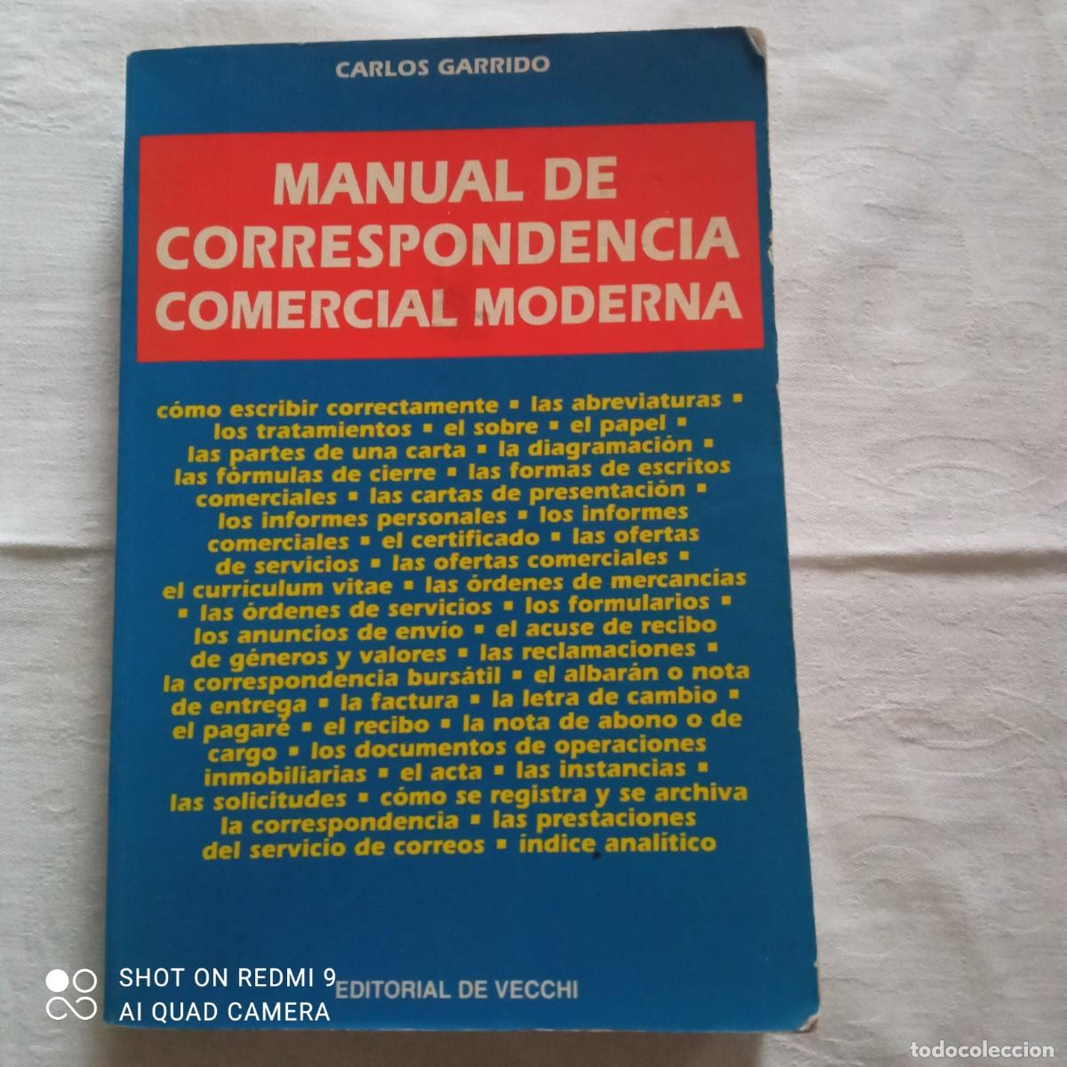 Libros de segunda mano: Manual de Correspondencia Comercial Moderna. Carlos Garrido - Foto 1