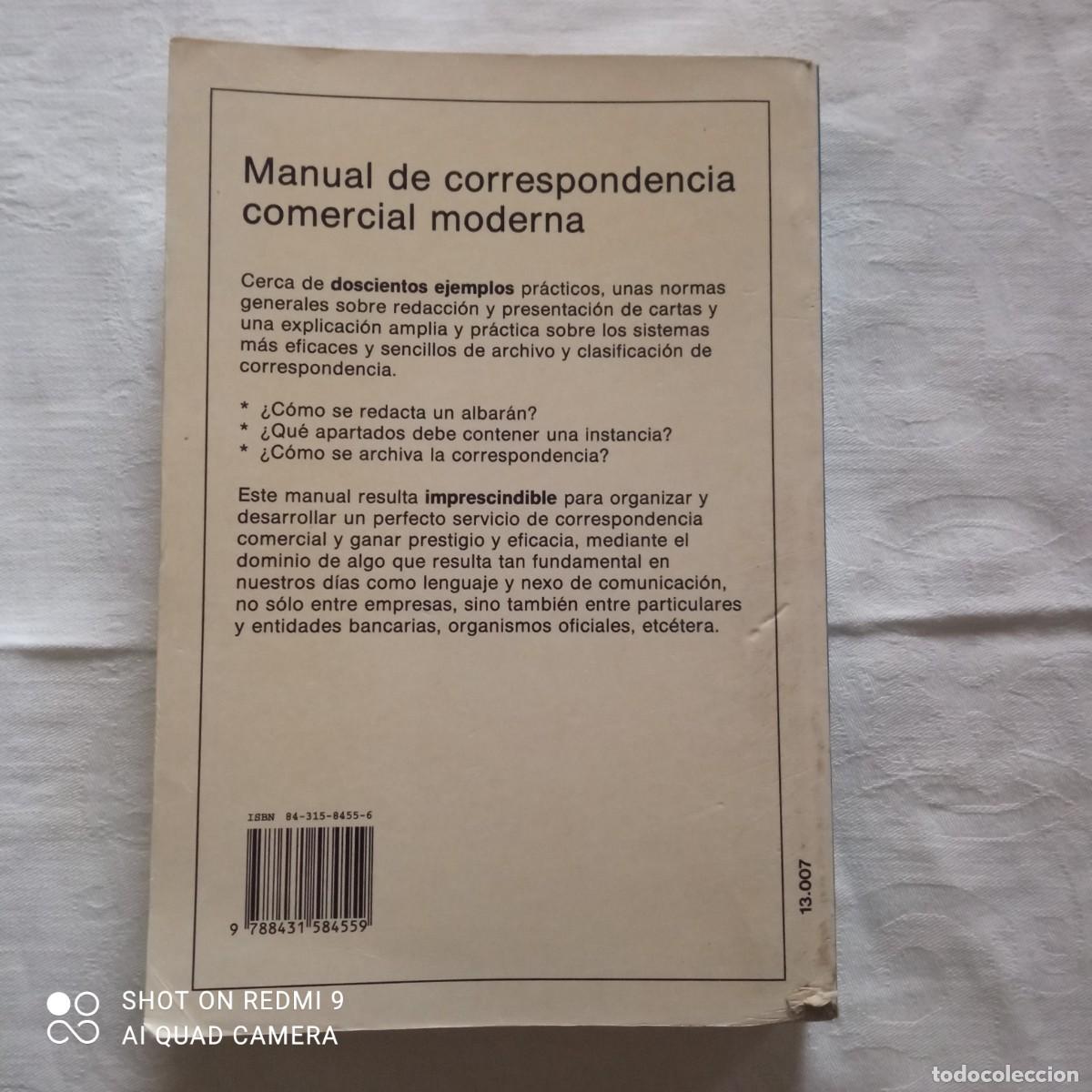 Libros de segunda mano: Manual de Correspondencia Comercial Moderna. Carlos Garrido - Foto 3