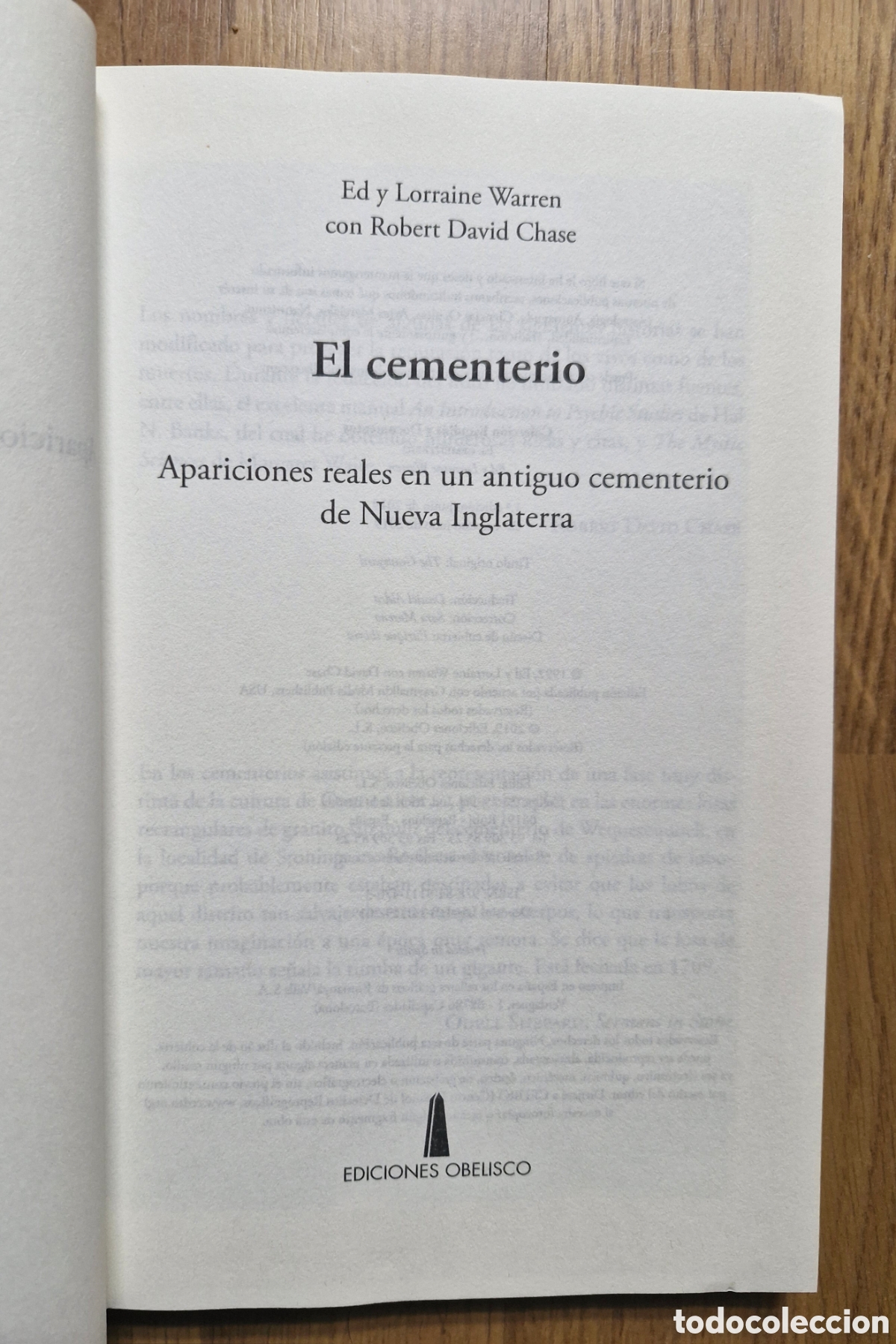 Libros de segunda mano: EL CEMENTERIO - Ed y Loraine Warren con Robert David Chase - Foto 3