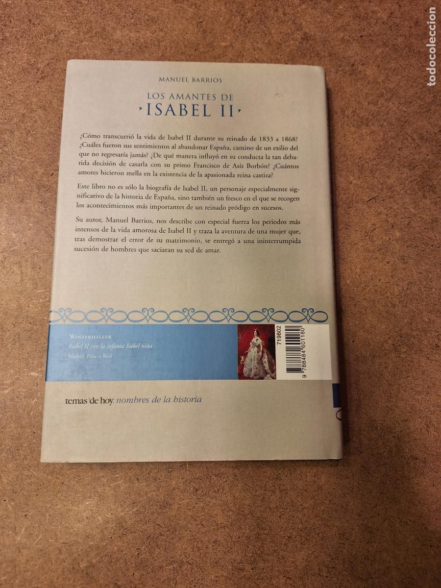 Libros de segunda mano: Los amantes de Isabel II - Manuel Barrios - Foto 2