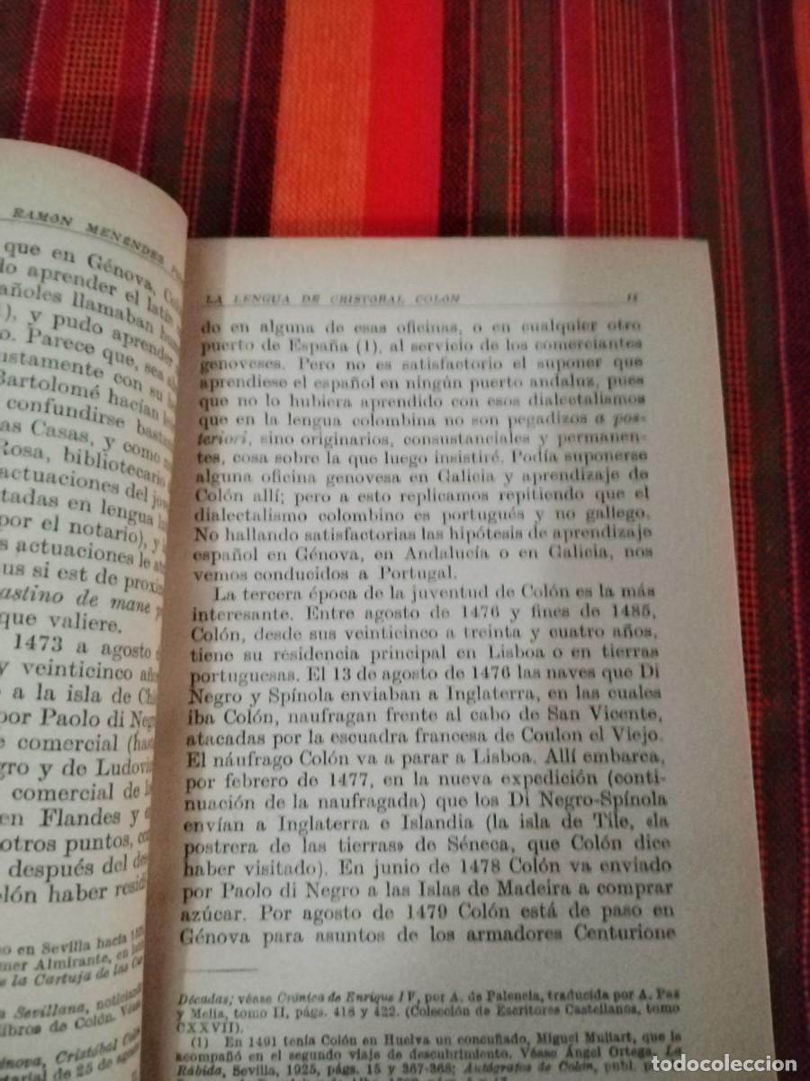 Libros de segunda mano: La lengua de Cristobal Col&oacute;n - Foto 9