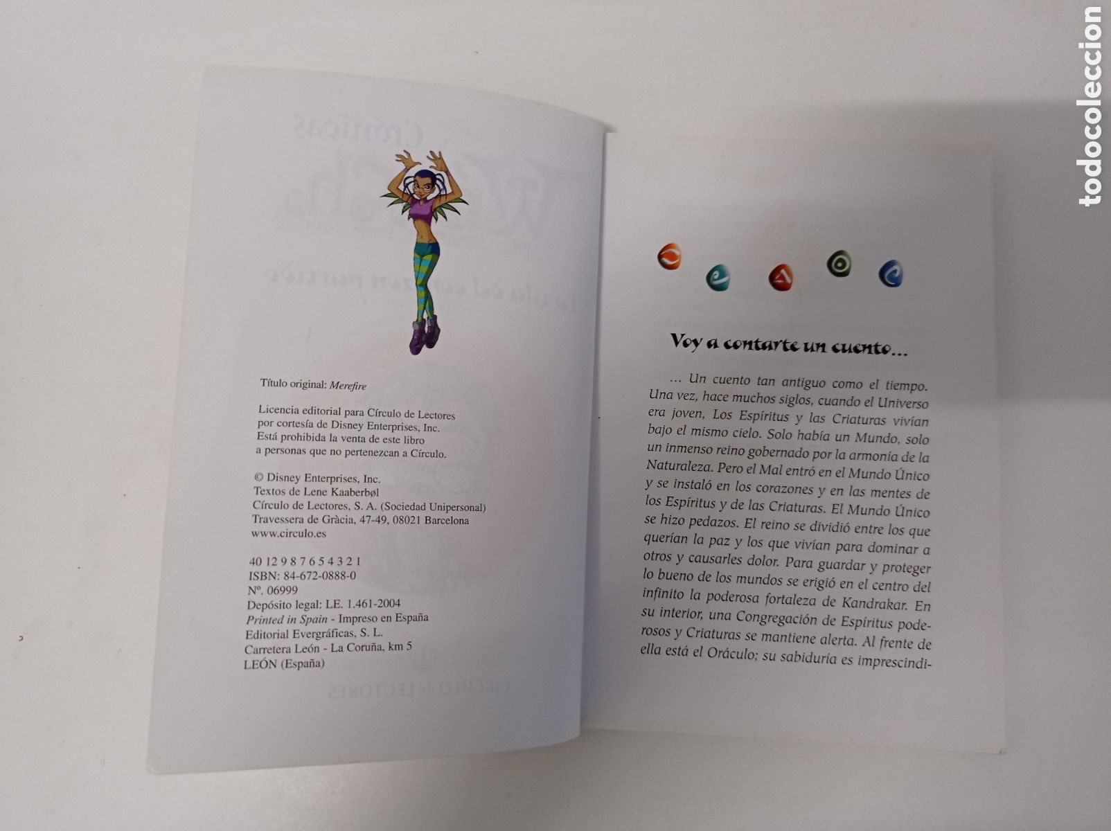 Libros de segunda mano: CRONICAS WITCH, LA ISLA DEL CORAZON PARTIDO, CIRCULO DE LECTORES, ESTADO BUENO - Foto 2