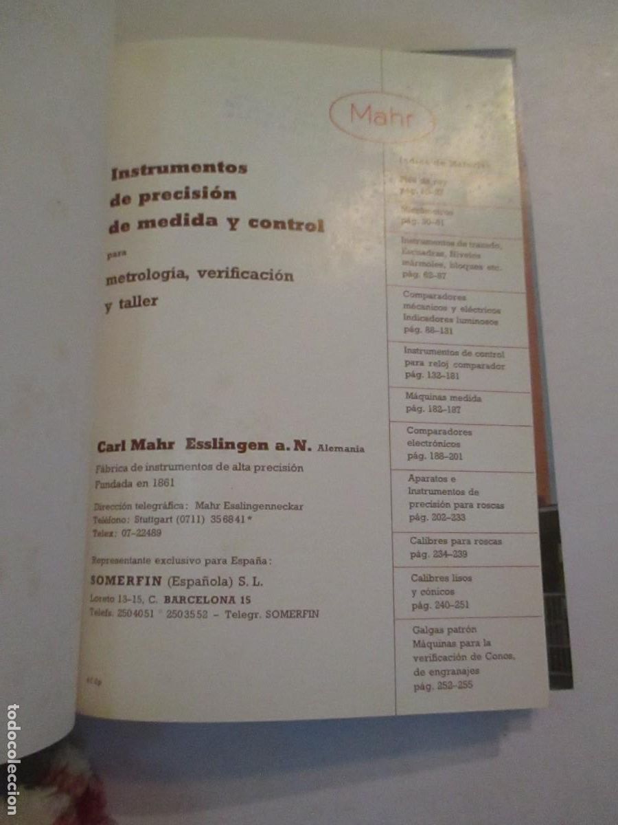 Libros de segunda mano: Instrumentos de precisi&oacute;n de medida y control W32403 - Foto 2
