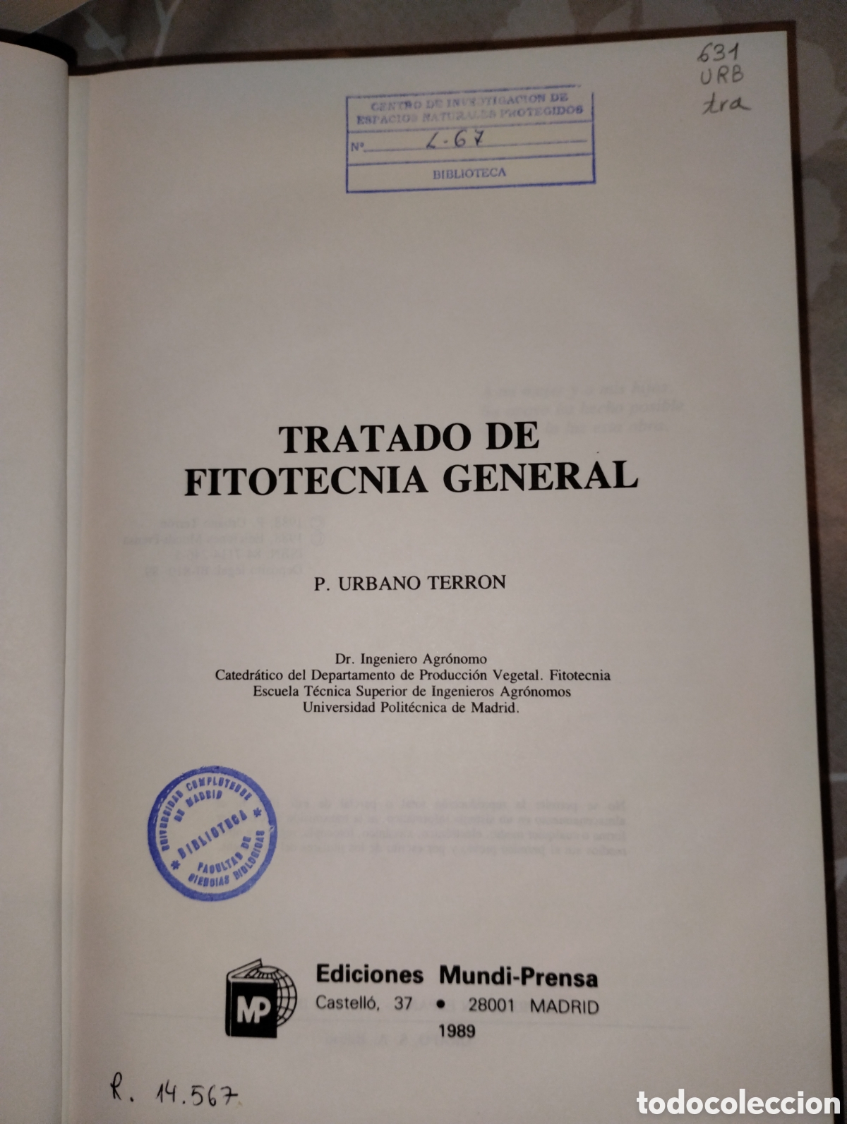 Libros de segunda mano: TRATADO DE FITOTECNIA GENERAL - Foto 3