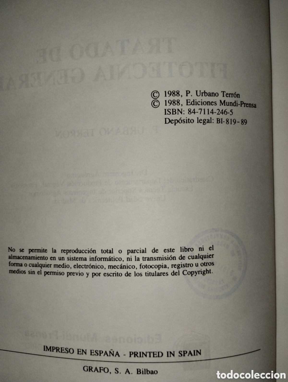Libros de segunda mano: TRATADO DE FITOTECNIA GENERAL - Foto 4