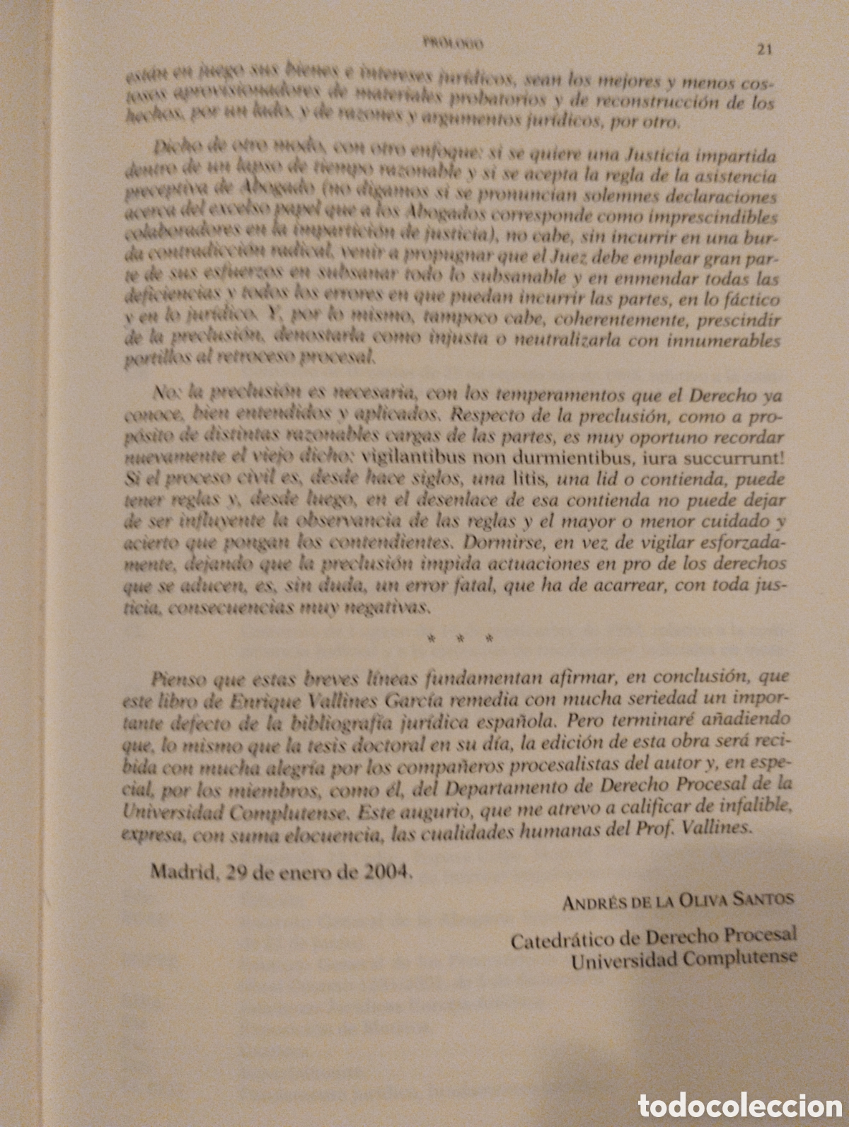 Libros de segunda mano: LA PRECLUSI&Oacute;N EN EL PROCESO CIVI - Foto 20