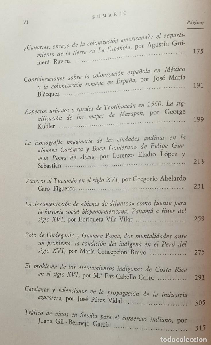 Libros de segunda mano: AMERICA Y LA ESPA&Ntilde;A DEL SIGLO XVI, II - CSIC - 1983 - Foto 4