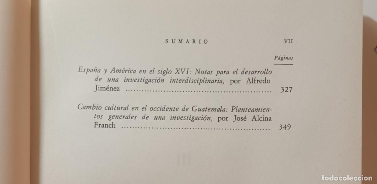 Libros de segunda mano: AMERICA Y LA ESPA&Ntilde;A DEL SIGLO XVI, II - CSIC - 1983 - Foto 5