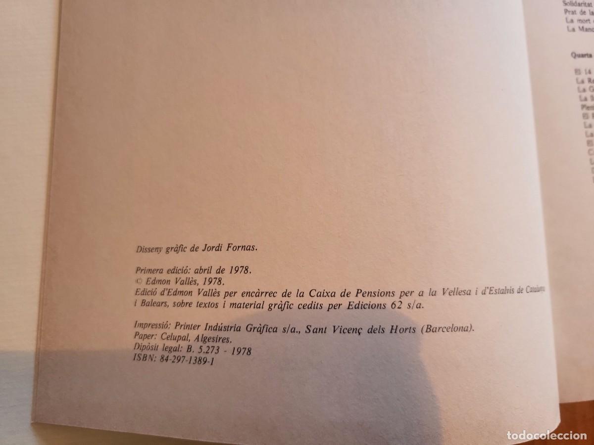 Libros de segunda mano: LA GENERALITAT DE CATALUNYA EN LA HIST&Ograve;RIA. EDMON VALL&Egrave;S - Foto 2