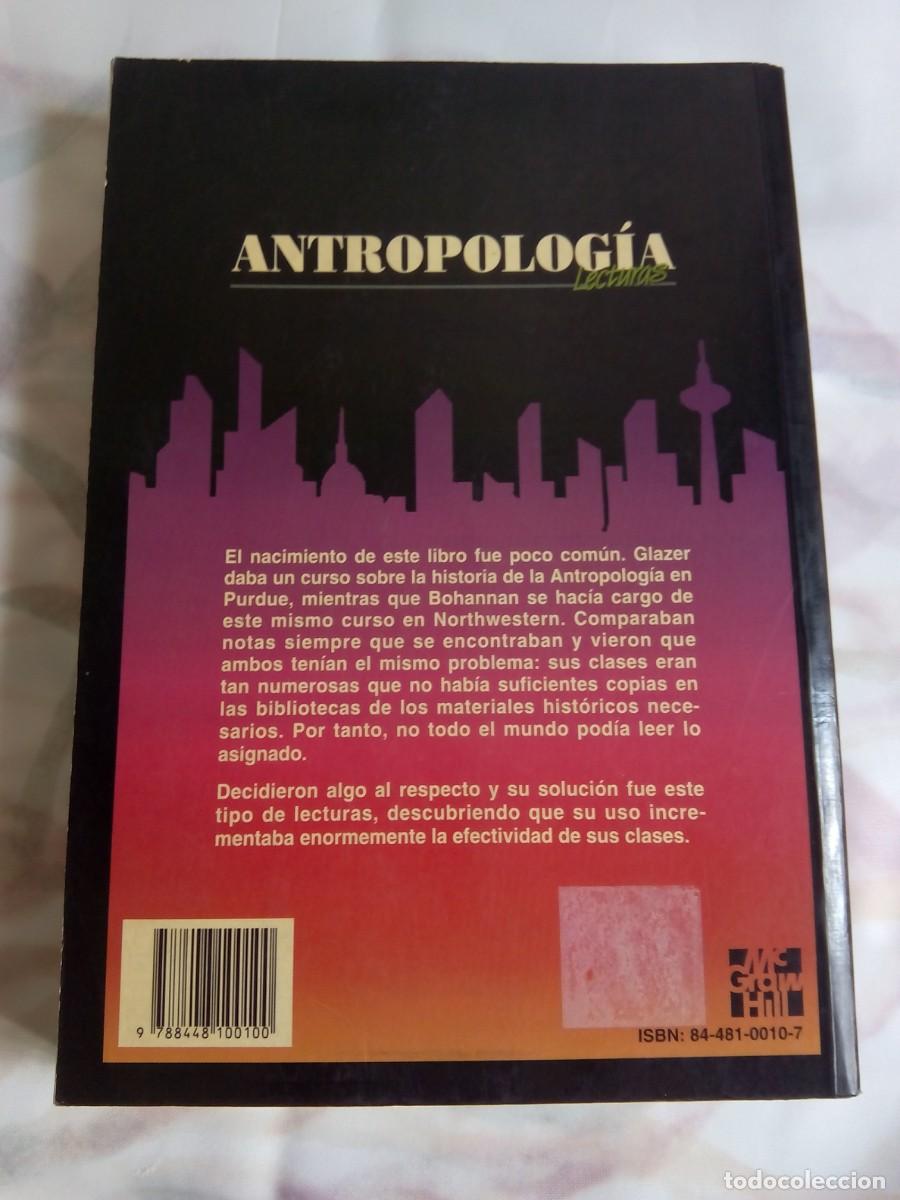 Libros de segunda mano: ANTROPOLOG&Iacute;A. LECTURAS / PAUL BOHANNAN, MARK GLAZER - Foto 2