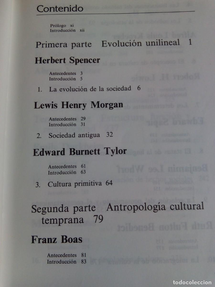 Libros de segunda mano: ANTROPOLOG&Iacute;A. LECTURAS / PAUL BOHANNAN, MARK GLAZER - Foto 5